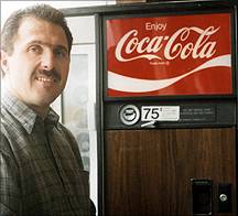 Ben Darchuk has always had bottled Coke at the shop.