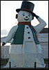 snowman at Kenaston on Highway 11