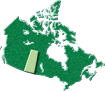 Canada, with Saskatchewan Highlighted