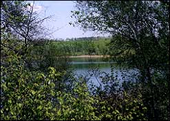 Beaver Lake is situated near a network od hiking and cross-country skiing trails.
